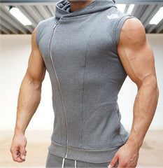 Bodybuilding Stringer Hoodies Sleeveless