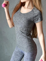 Quick Dry Tops Jogging Gym Tees