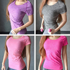 Quick Dry Tops Jogging Gym Tees